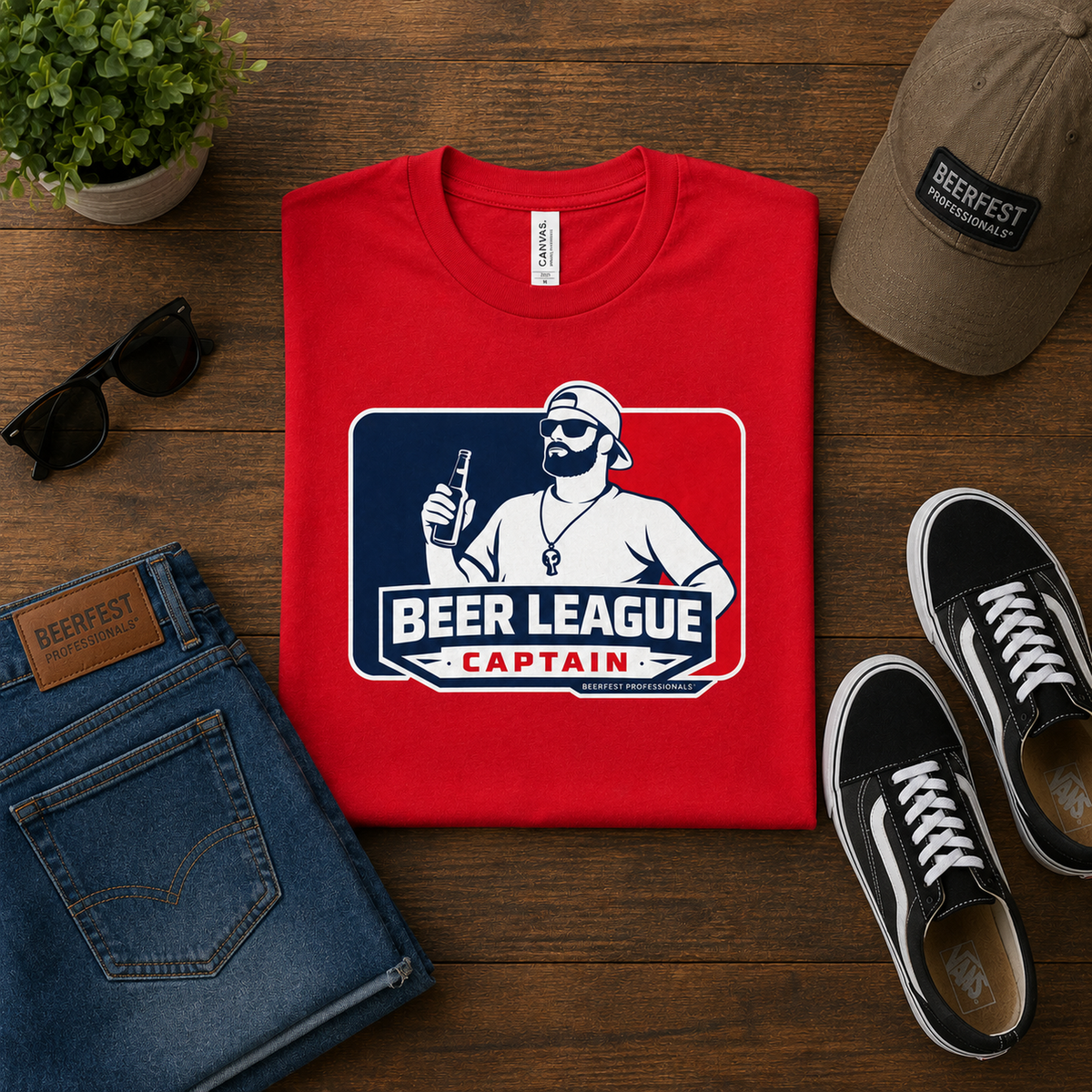 Beer League Captain (BLP) - Unisex t-shirt