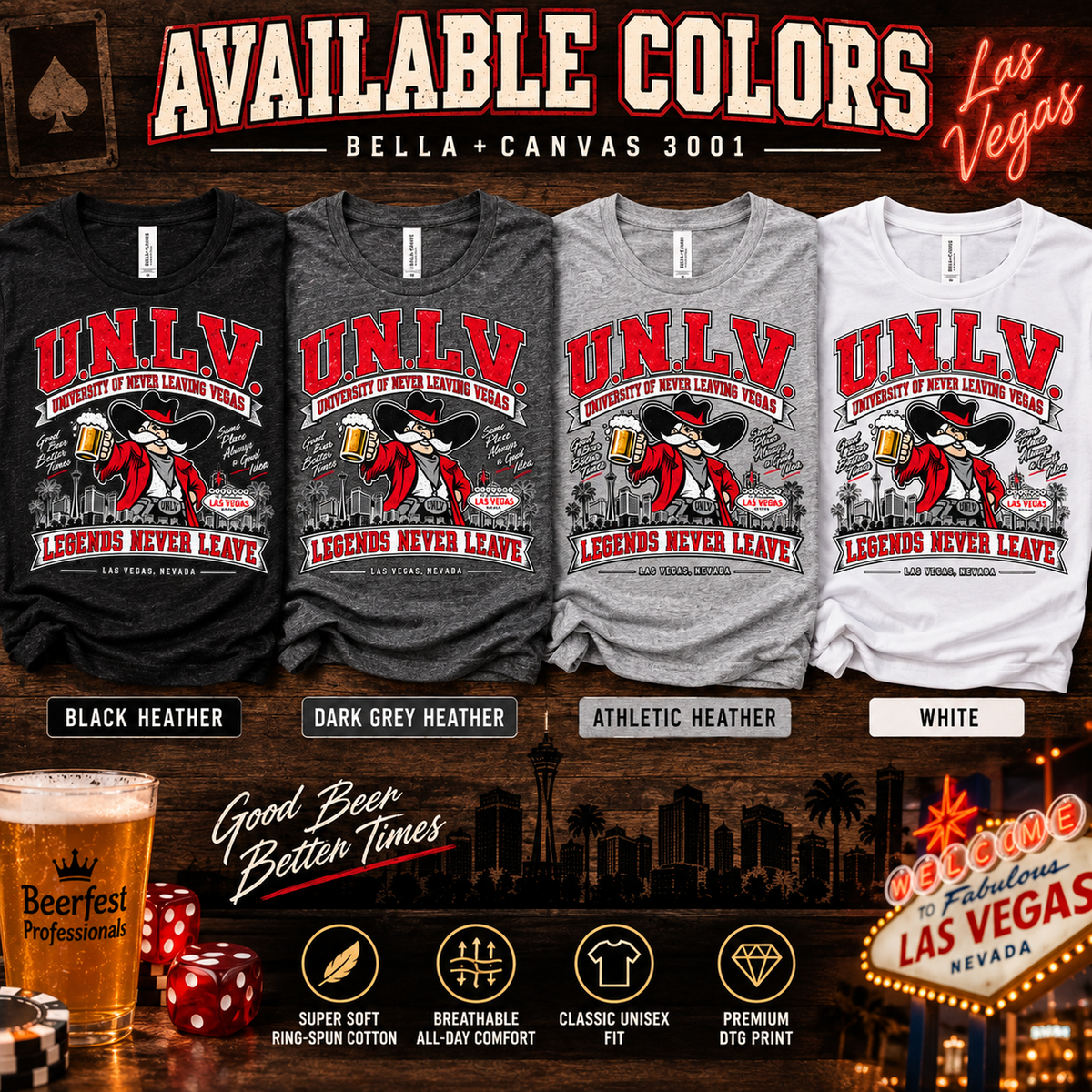 University of Never Leaving Vegas - Unisex t-shirt