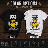 Beer Time Madafakas! - Unisex t-shirt