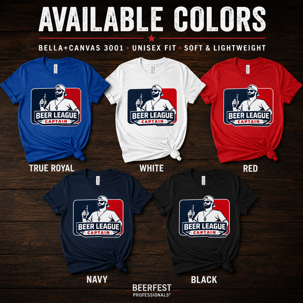 Beer League Captain (BLP) - Unisex t-shirt