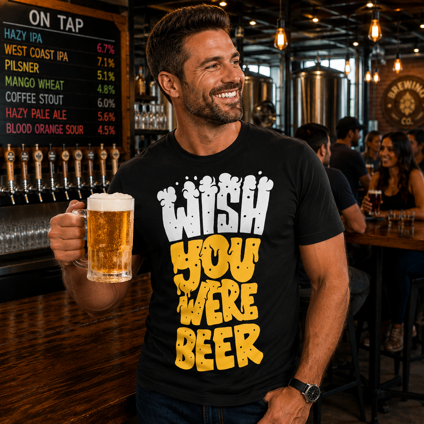 Wish You Were Beer - Unisex t-shirt