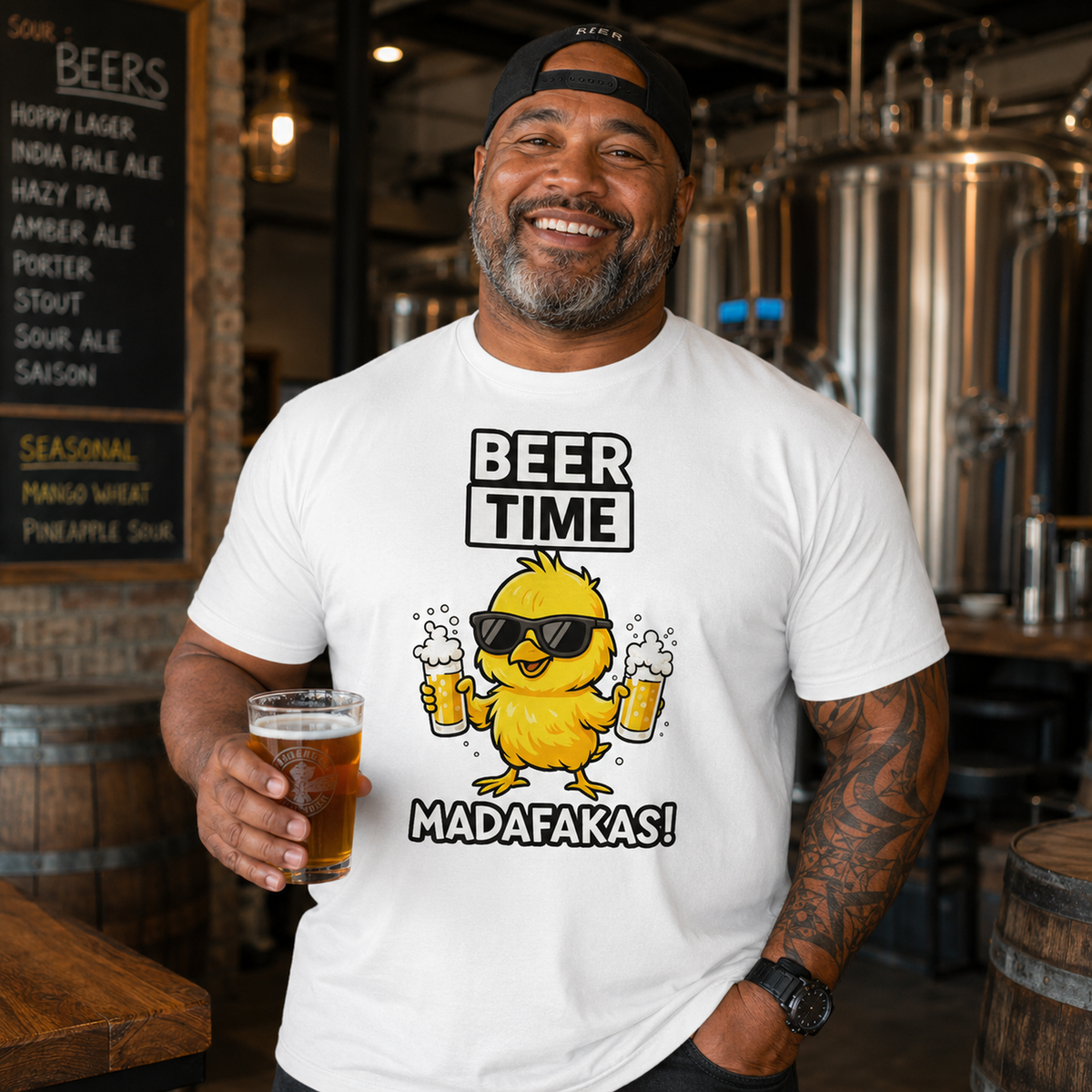 Beer Time Madafakas! - Unisex t-shirt