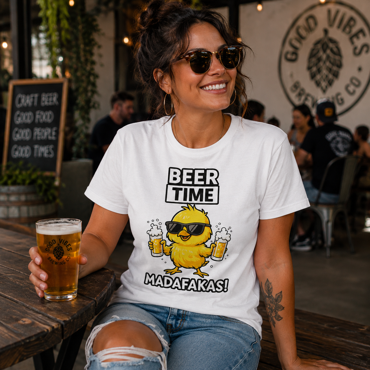 Beer Time Madafakas! - Unisex t-shirt