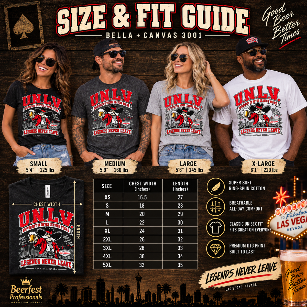 University of Never Leaving Vegas - Unisex t-shirt