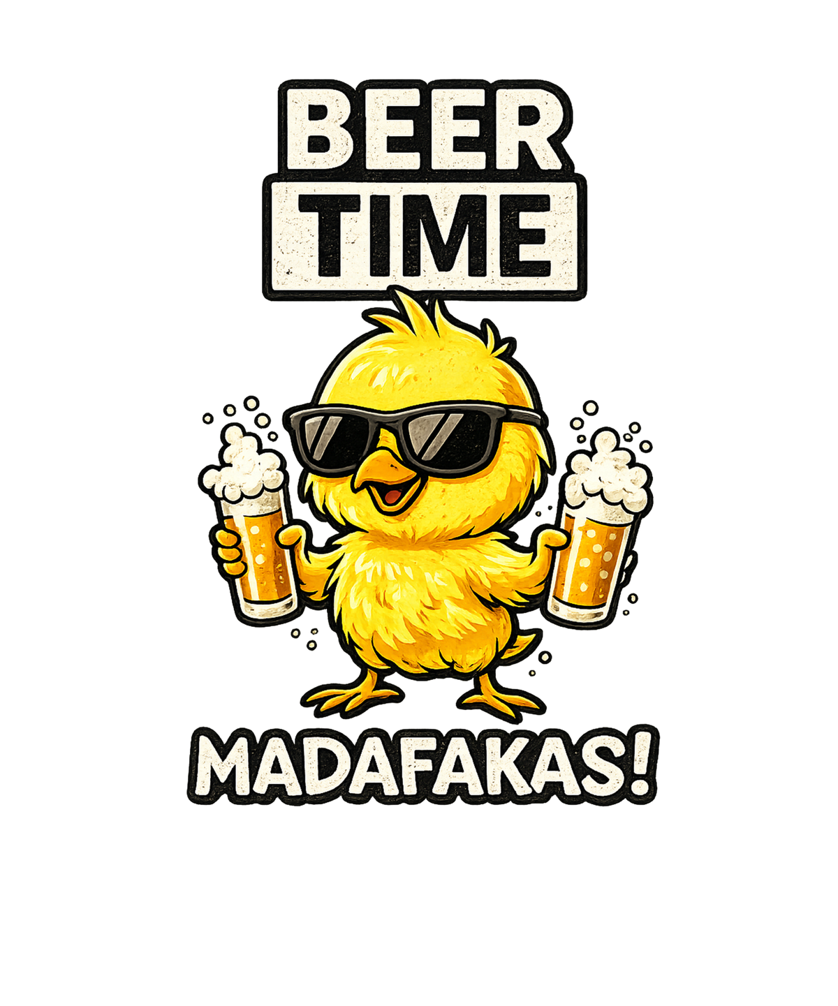 Beer Time Madafakas! - Unisex t-shirt