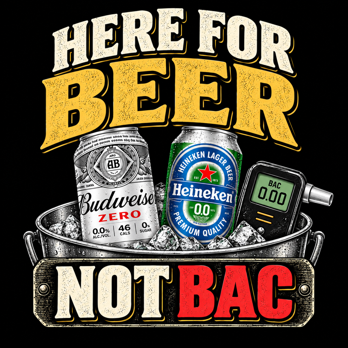 Here For Beer Not BAC - Unisex t-shirt
