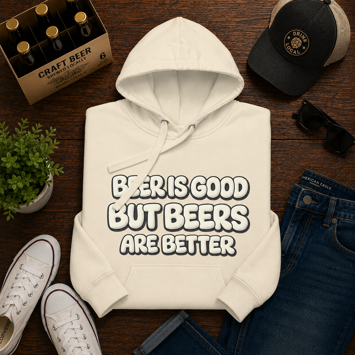 Beer Is Good But But Beers Are Better - Unisex Hoodie