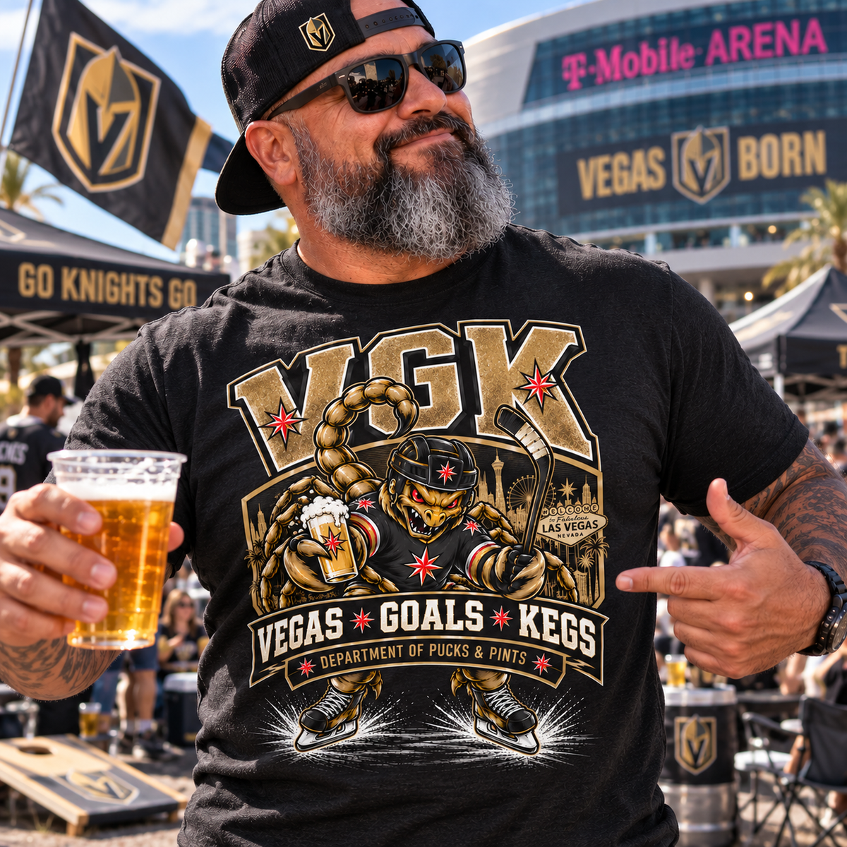 Vegas-Goals-Kegs (VGK) - Unisex t-shirt